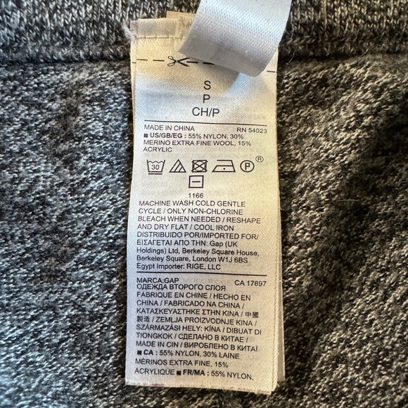 Gap Merino Wool Blend Fair Isle Leggings S - Picture 5 of 6